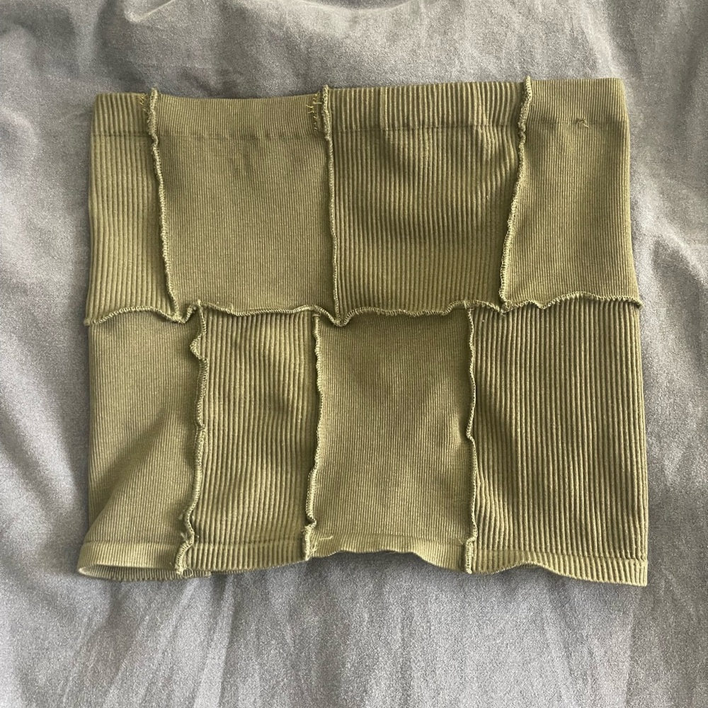 Urban Outfitters Olive green Tube top